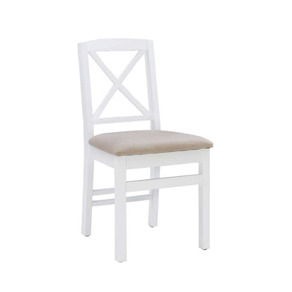 Linon Home Decor - Triena X Back Dining Chair White (Set of 2) - CH145WHT02U veiw 1