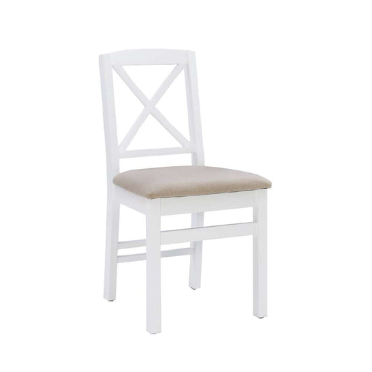 Linon Home Decor - Triena X Back Dining Chair White (Set of 2) - CH145WHT02U veiw 1