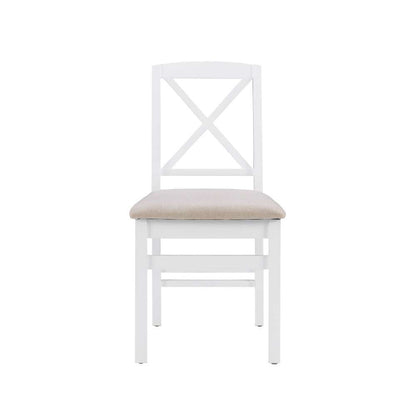 Linon Home Decor - Triena X Back Dining Chair White (Set of 2) - CH145WHT02U veiw 2