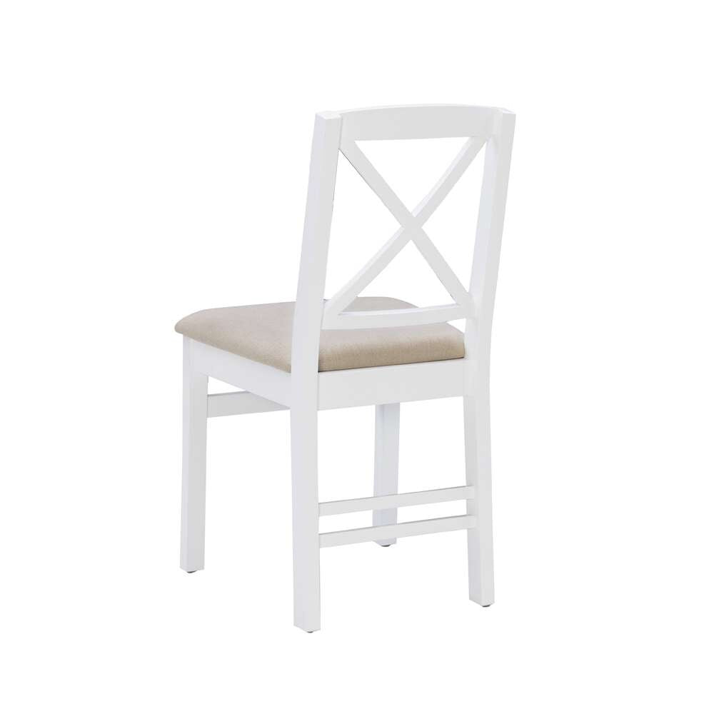 Linon Home Decor - Triena X Back Dining Chair White (Set of 2) - CH145WHT02U veiw 4