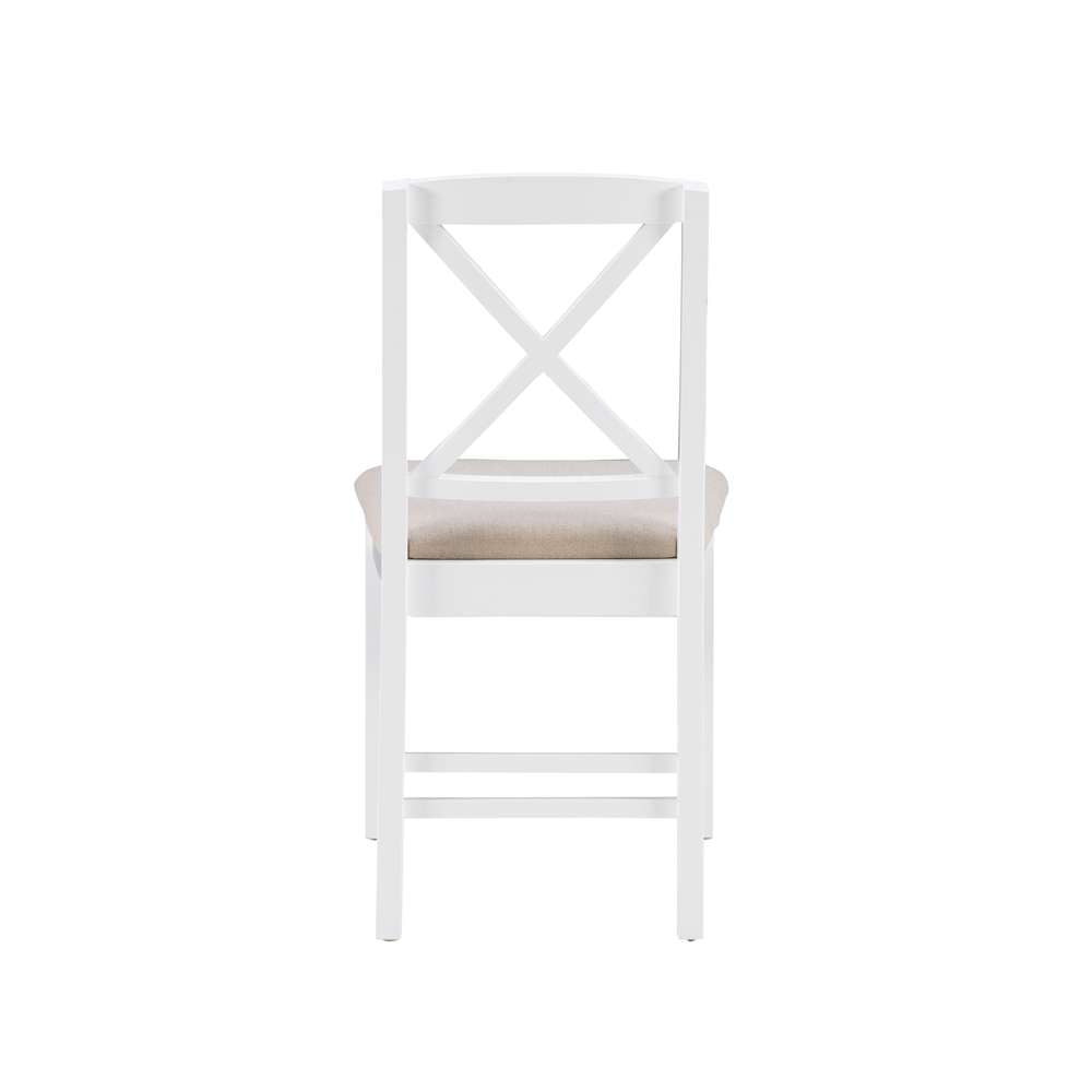 Linon Home Decor - Triena X Back Dining Chair White (Set of 2) - CH145WHT02U veiw 5