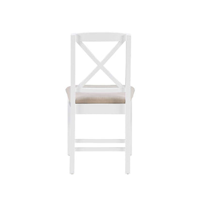 Linon Home Decor - Triena X Back Dining Chair White (Set of 2) - CH145WHT02U veiw 5