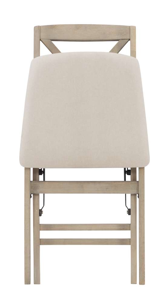Linon Home Decor - Triena X Back Folding Chairs Grey Wash (Set of 2) - FD37GWASH02ASU veiw 7