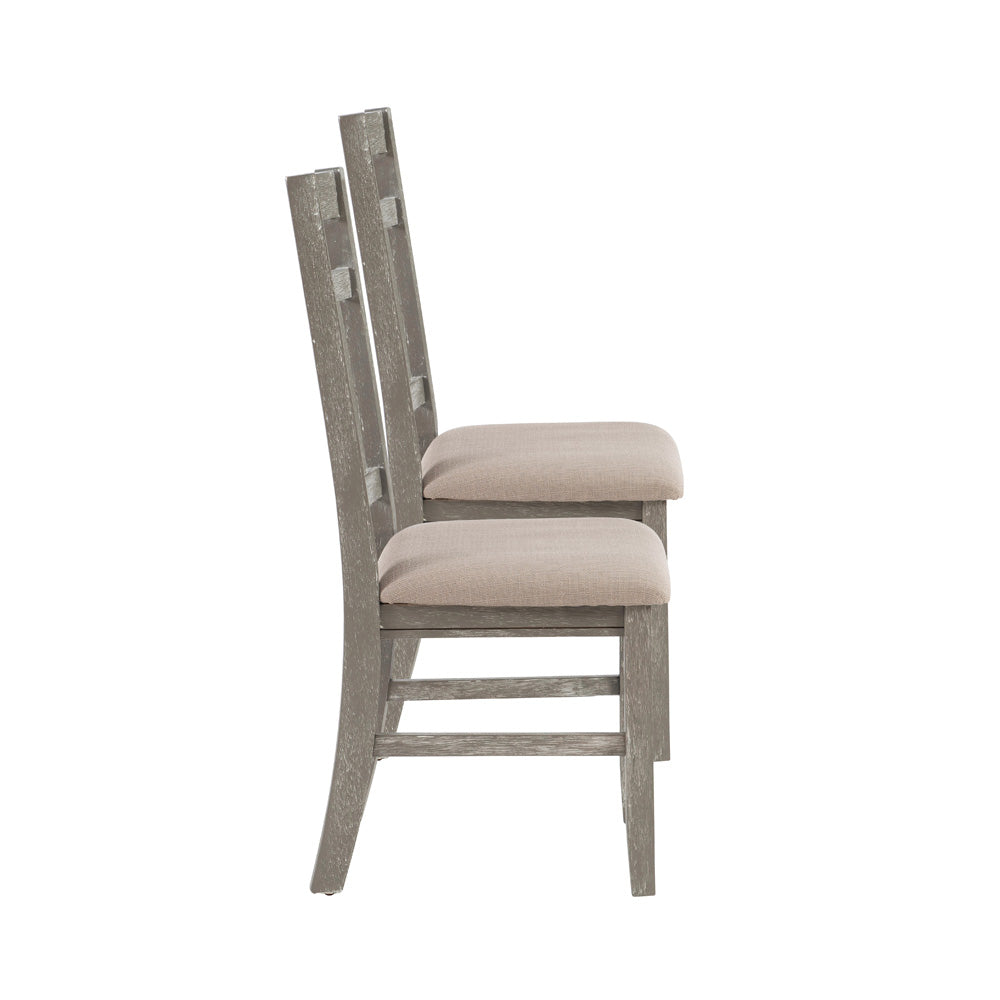 Linon Home Decor - Turino Dining Side Chair, Weathered Gray (Set of 2) - 457-434B view 3