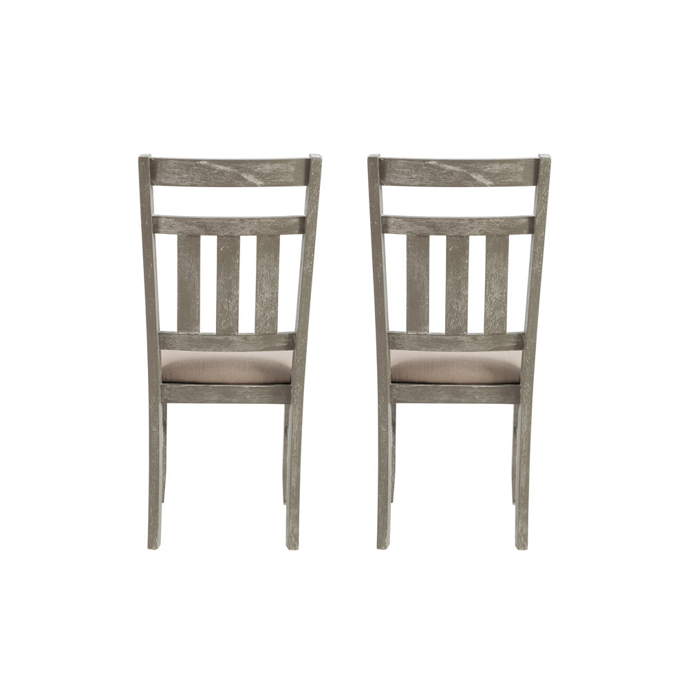 Linon Home Decor - Turino Dining Side Chair, Weathered Gray (Set of 2) - 457-434B view 4