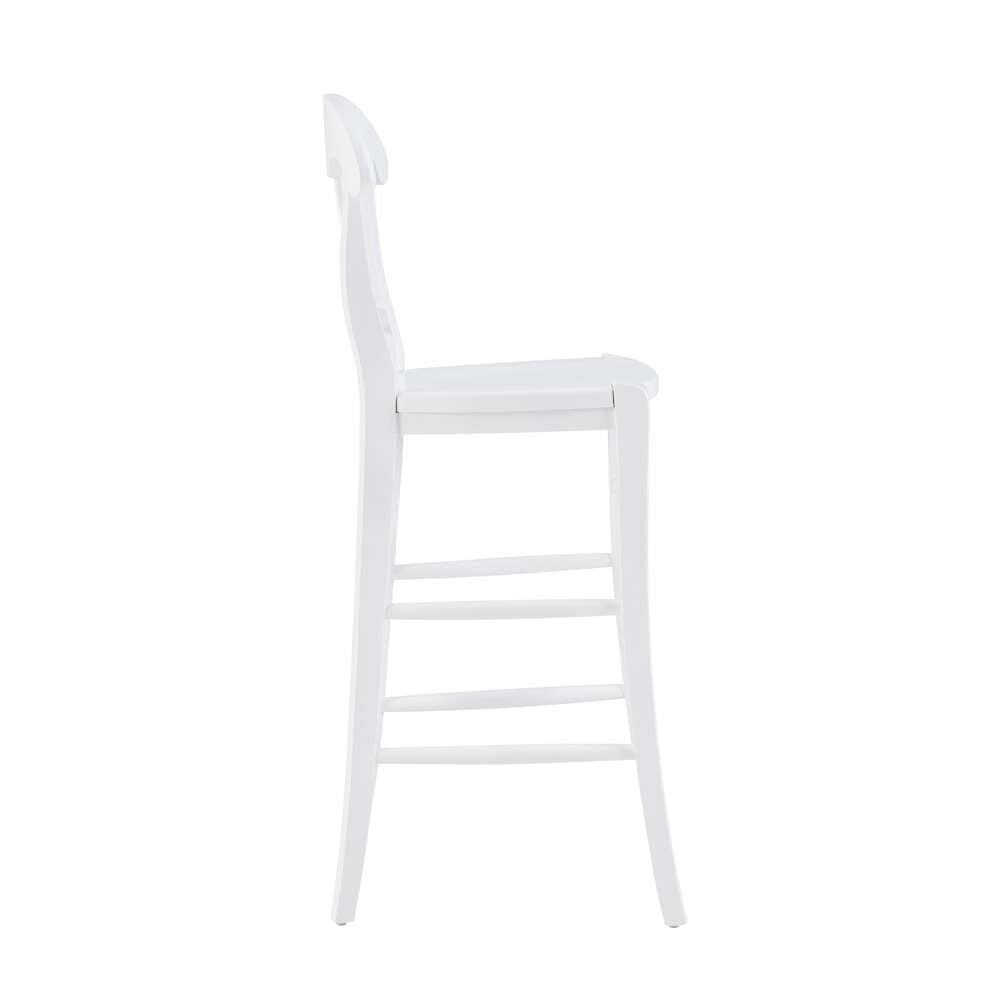 Linon Home Decor - Vander Barstool White (Set of 2) - BS306WHT02ASU veiw 3