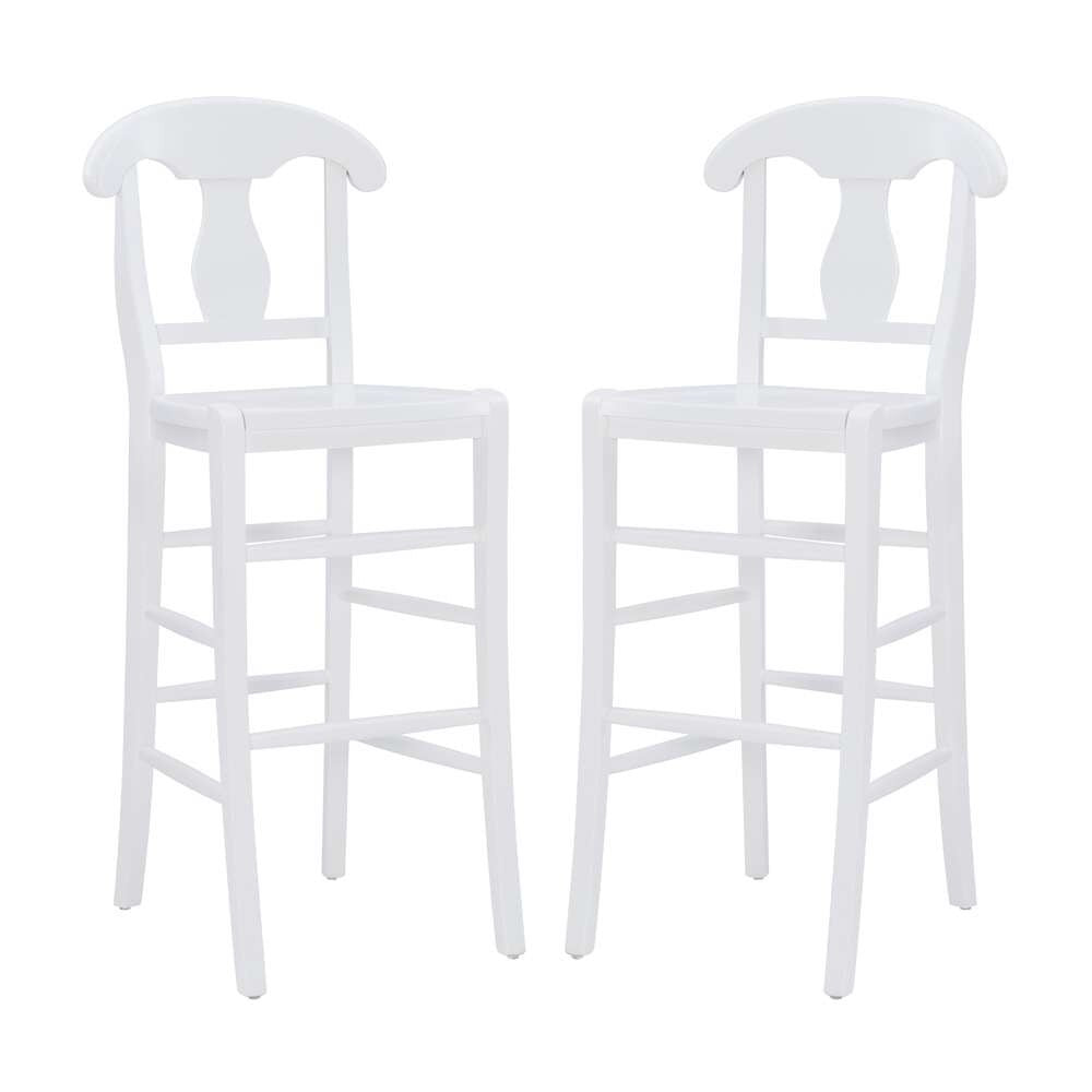 Linon Home Decor - Vander Barstool White (Set of 2) - BS306WHT02ASU veiw 6