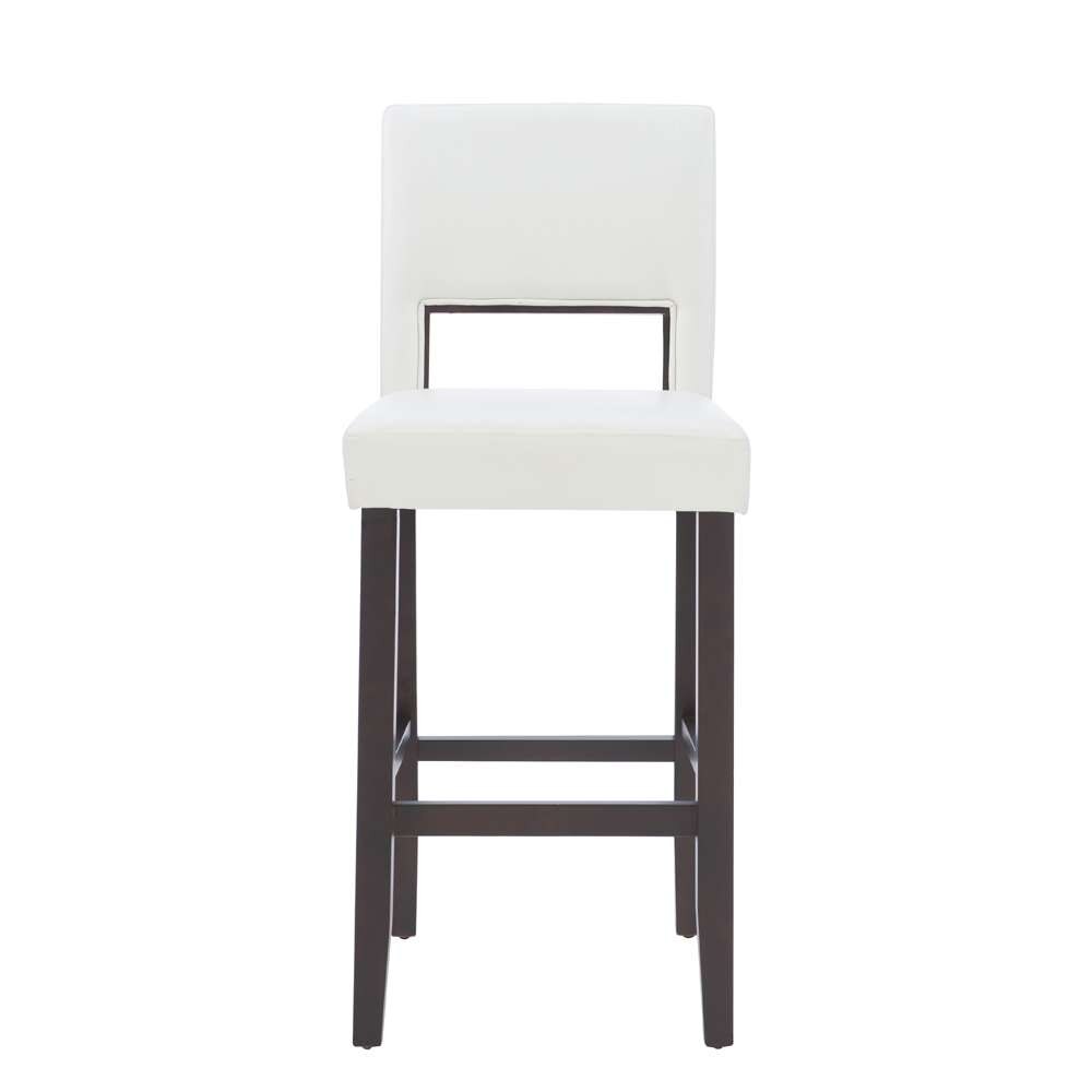 Linon Home Decor - Vega Bar Stool White 30 - 14054WHT-01-KD-U veiw 2