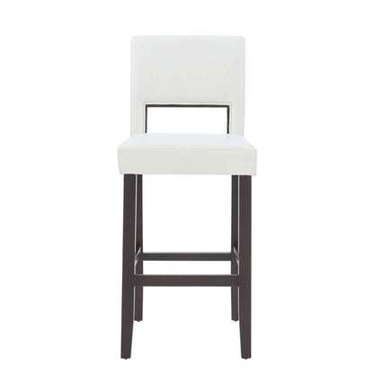 Linon Home Decor - Vega Bar Stool White 30 - 14054WHT-01-KD-U veiw 2