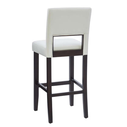 Linon Home Decor - Vega Bar Stool White 30 - 14054WHT-01-KD-U veiw 4