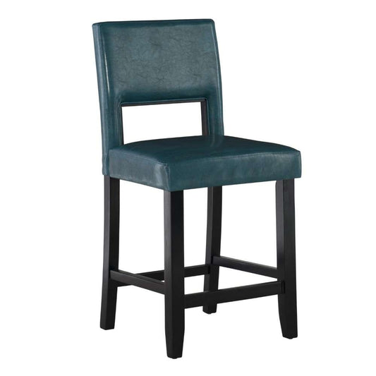 Linon Home Decor - Vega Counter Stool Agean Blue - 14053BLU01U veiw 1