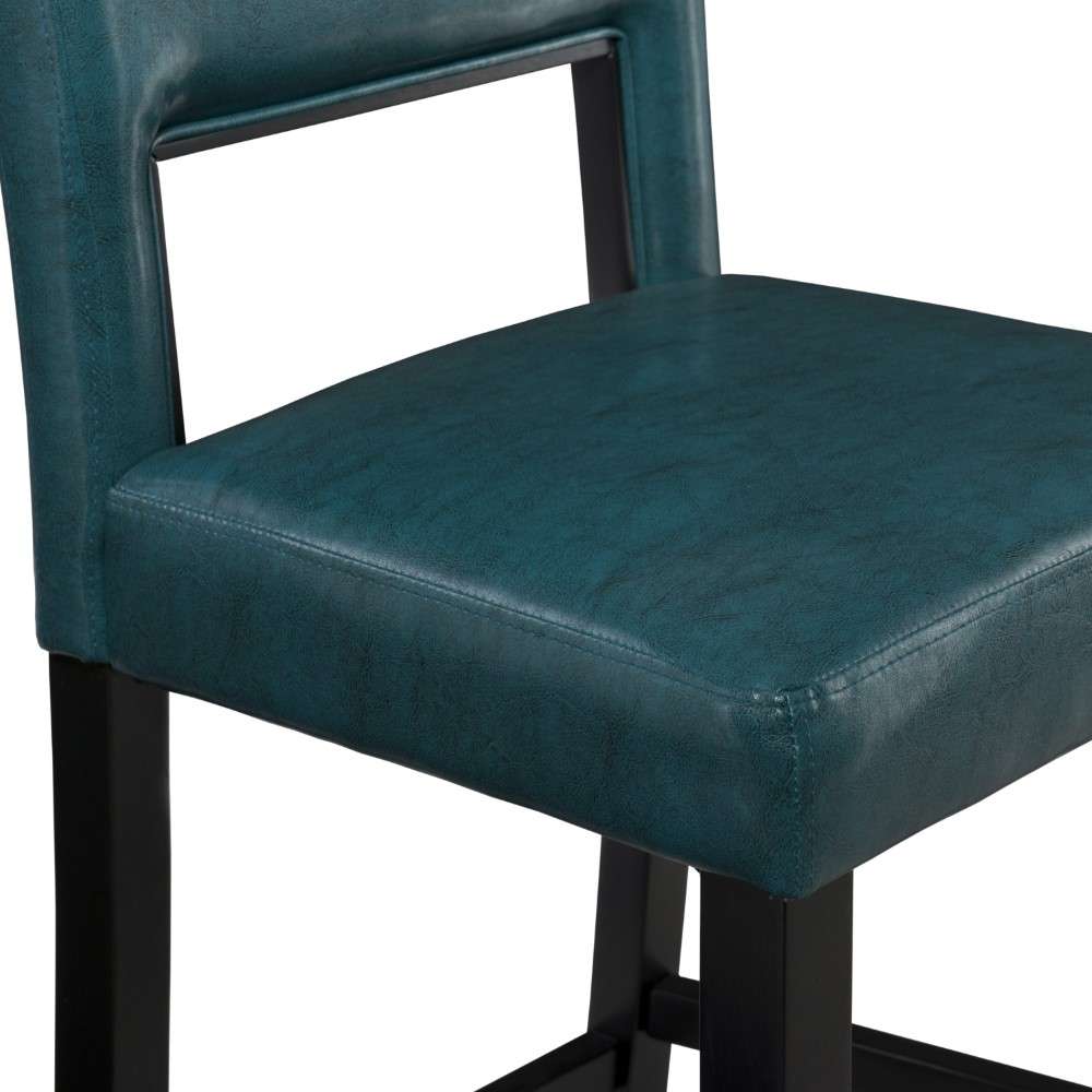 Linon Home Decor - Vega Counter Stool Agean Blue - 14053BLU01U veiw 3