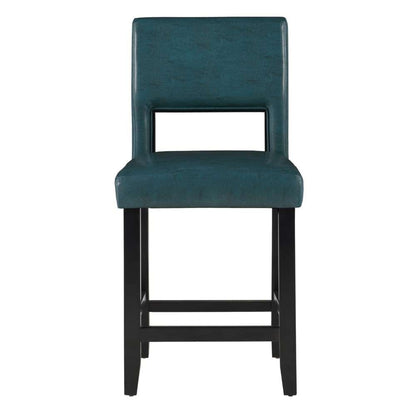 Linon Home Decor - Vega Counter Stool Agean Blue - 14053BLU01U veiw 4