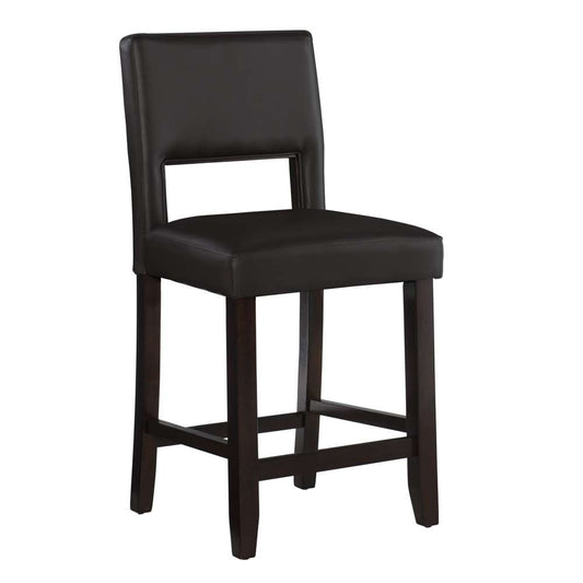 Linon Home Decor - Vega Counter Stool Brown 24 - 14053VESP-01-KD-U veiw 1