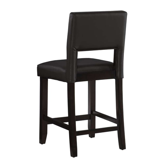 Linon Home Decor - Vega Counter Stool Brown 24 - 14053VESP-01-KD-U veiw 2