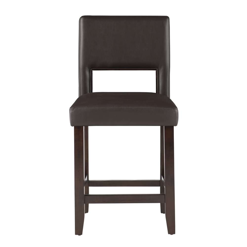 Linon Home Decor - Vega Counter Stool Brown 24 - 14053VESP-01-KD-U veiw 4