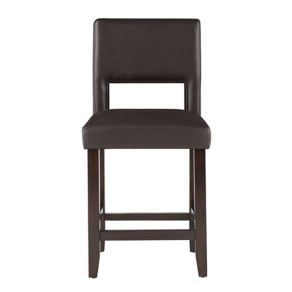 Linon Home Decor - Vega Counter Stool Brown 24 - 14053VESP-01-KD-U veiw 4