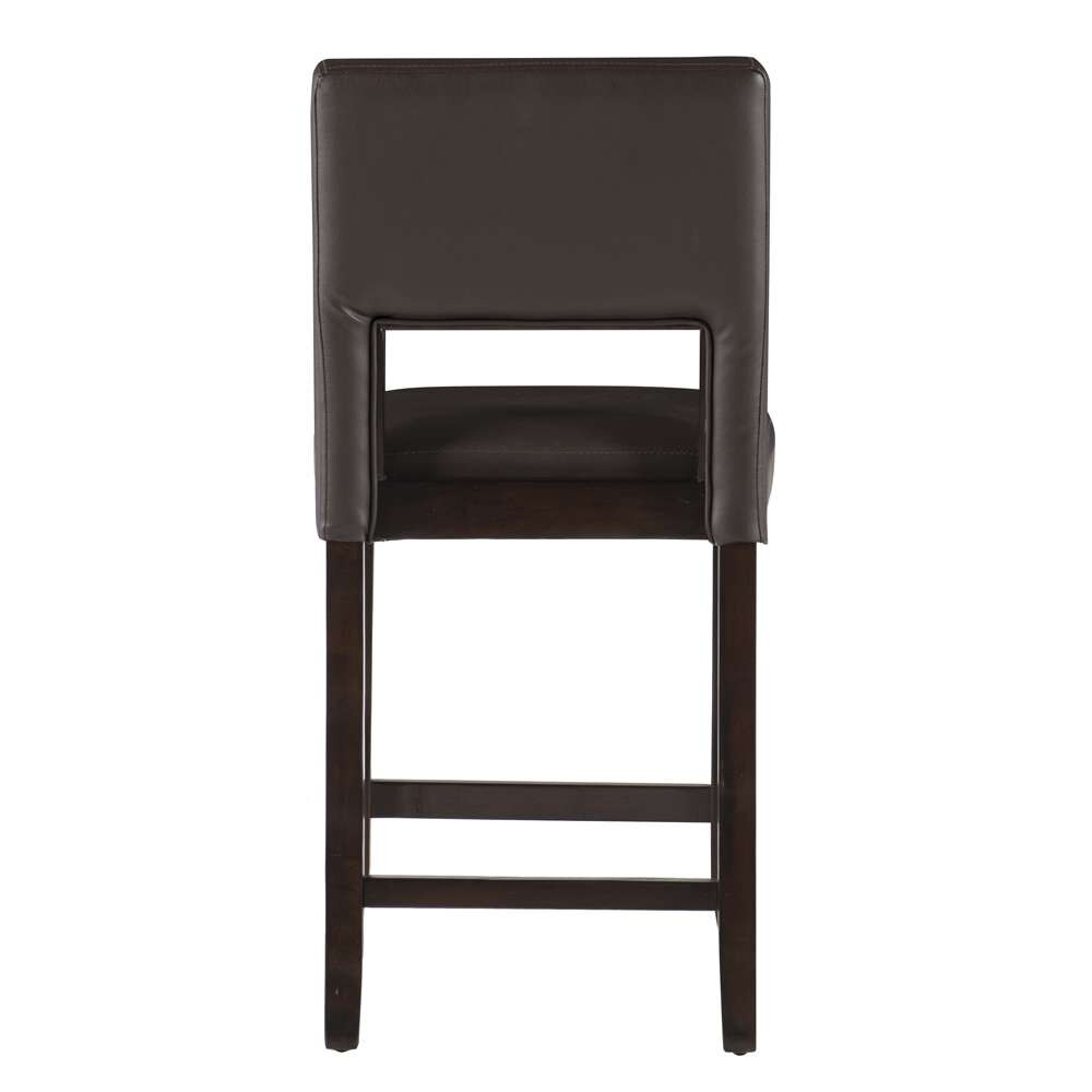 Linon Home Decor - Vega Counter Stool Brown 24 - 14053VESP-01-KD-U veiw 5