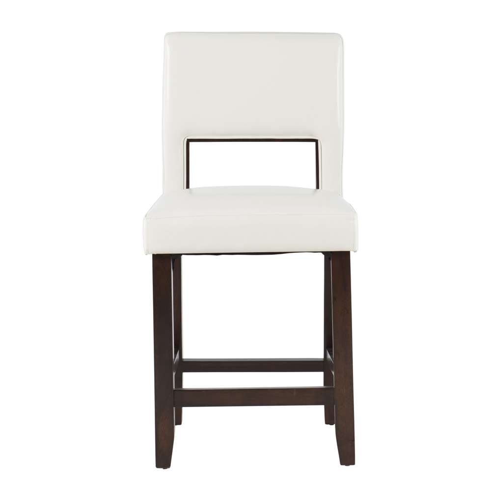 Linon Home Decor - Vega Counter Stool White 24 - 14053WHT-01-KD-U view 1