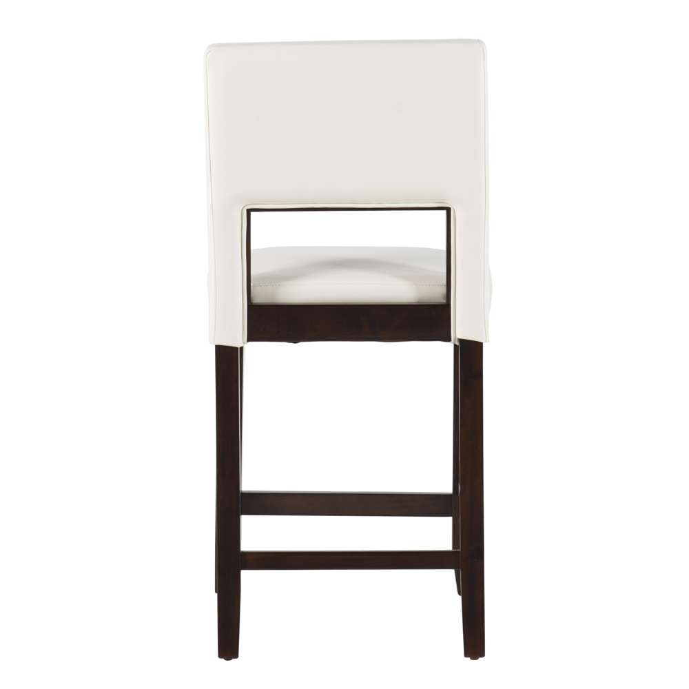Linon Home Decor - Vega Counter Stool White 24 - 14053WHT-01-KD-U veiw 4