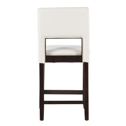 Linon Home Decor - Vega Counter Stool White 24 - 14053WHT-01-KD-U veiw 4