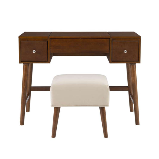 Linon Home Decor - Viola Vanity Set - VS058BIR01U veiw 2