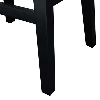 Linon Home Decor - Walt Black Cow Print Bar Stool - BS101COW01U veiw 3