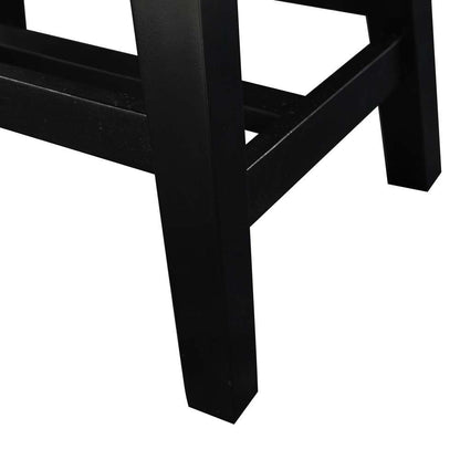 Linon Home Decor - Walt Black Cow Print Counter Stool - CS098COW01U veiw 3