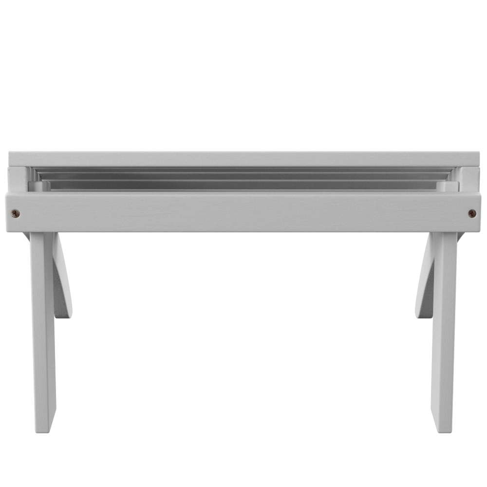 Linon Home Decor - White Adirondack Ottoman - 21151WHT-01-KD-U veiw 4