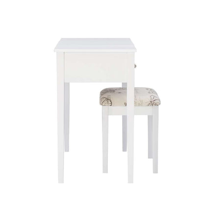 Linon Home Decor - White Butterfly Vanity And Stool - 98135WHTX-01-KD-U veiw 3