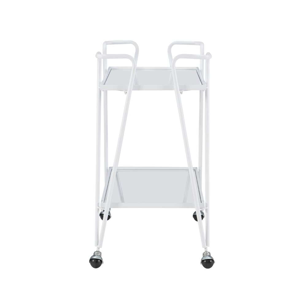 Linon Home Decor - White Mid-Century Bar Cart - KI108WHTKD01 veiw 3