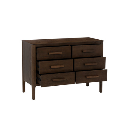 Linon Home Decor - Wilcox 6 Drawer Dresser, Espresso - D1493R22DR6ESP view 3