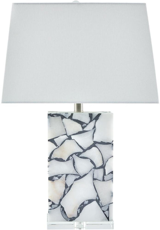 Livabliss - Angelo Accent Table Lamp - Brick - Clear - AGL-002 veiw 1