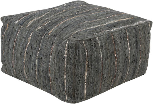 Livabliss - Anthracite Pouf - Dark Green - ATPF-003 veiw 1
