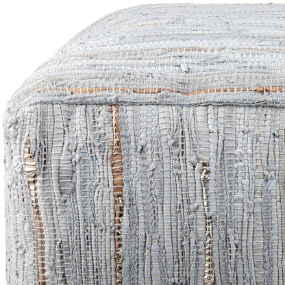 Livabliss - Anthracite Pouf - Ivory - ATPF-002 veiw 2