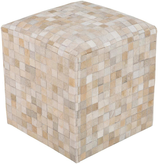 Livabliss - Appalachian Ottoman - Ivory - POUF-239 veiw 1