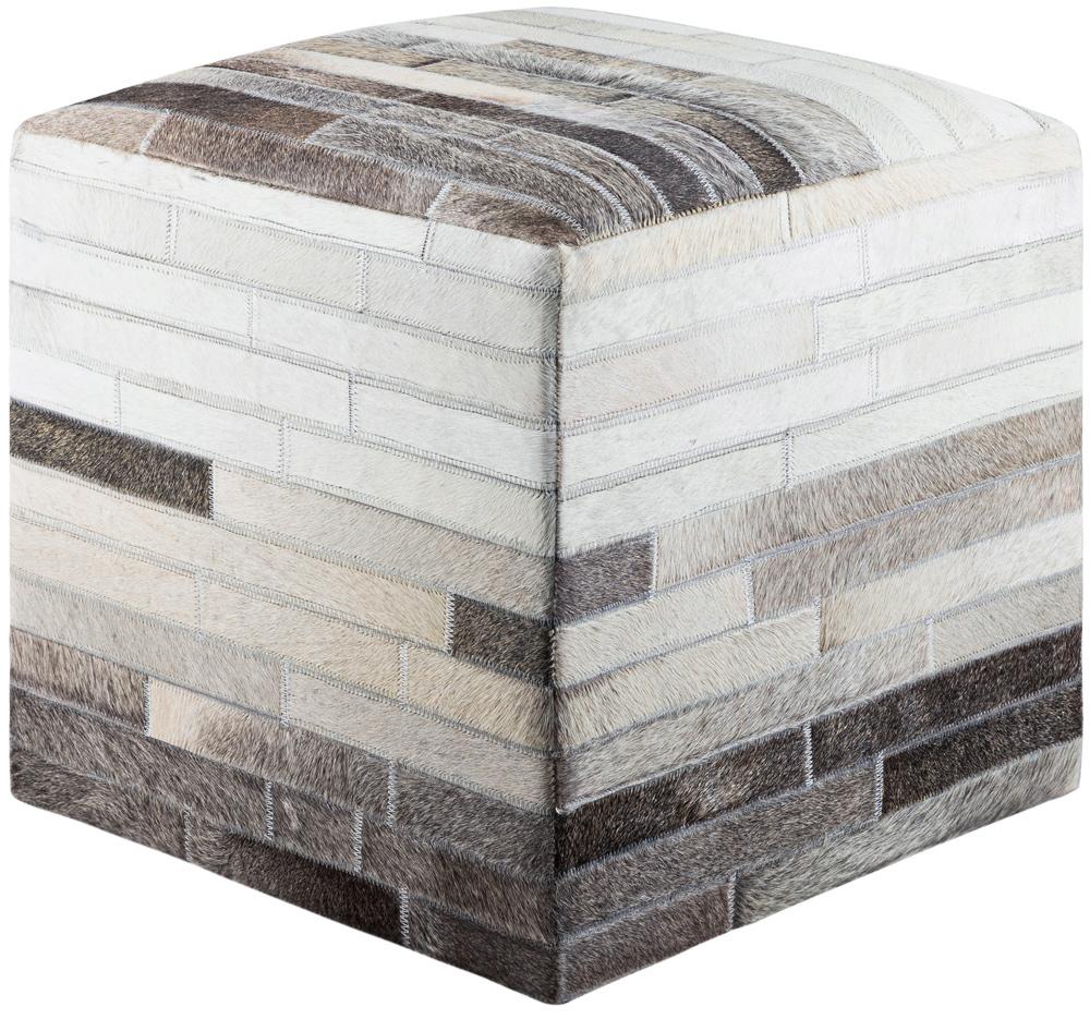 Livabliss - Appalachian Ottoman - Ivory - POUF-243 veiw 1
