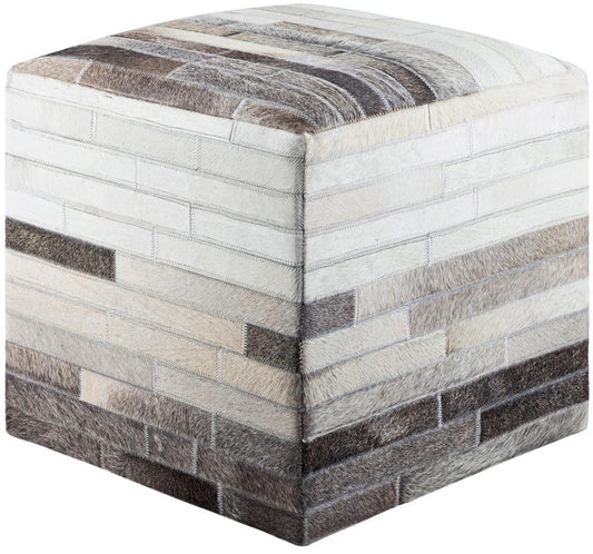 Livabliss - Appalachian Ottoman - Ivory - POUF-243 veiw 1