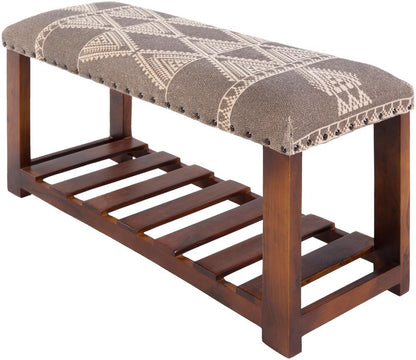Livabliss - Asmara Bench - Charcoal - RAM-002 veiw 1