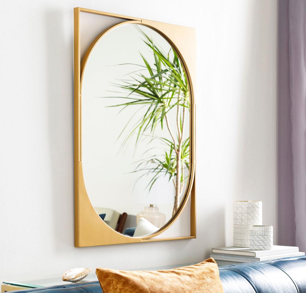 Livabliss - Bauhaus Accent Mirror - Gold - BAU001-2636 veiw 2