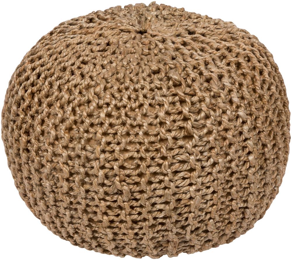 Livabliss - Bermuda Pouf - Tan - BRPF-001 veiw 1
