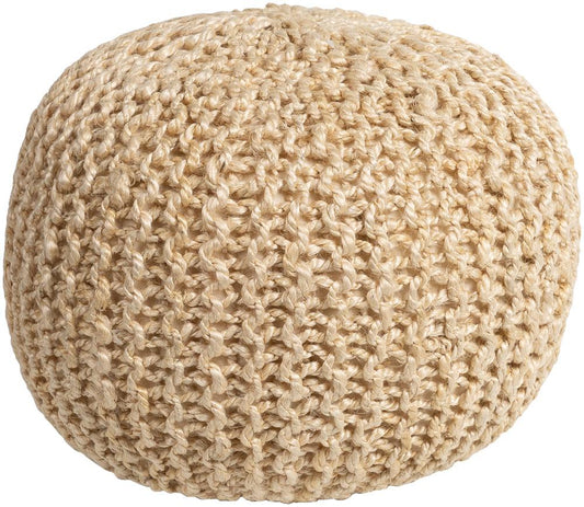 Livabliss - Bermuda Pouf - Wheat - BRPF004-202014 veiw 1