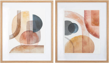 Livabliss - Bosaca Framed Art - Rust - BCS001-SET veiw 1