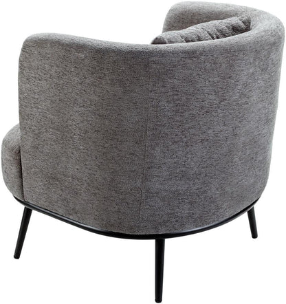 Livabliss - Carmine Accent Chair - Medium Gray - Black - CRMN001-303231 veiw 3