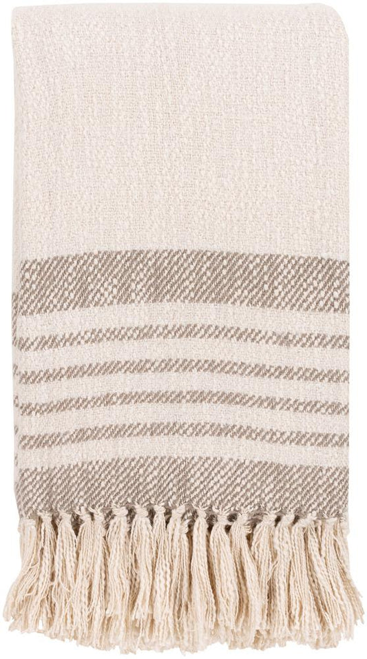 Livabliss - Chamonix Throw - Taupe - CMX1000-5060 veiw 1