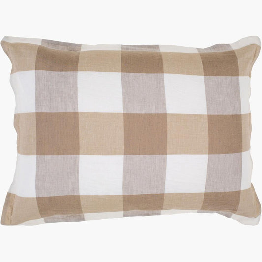 Livabliss - Dakota Sham - Khaki - DOK2000-ES_CLOSEOUT veiw 1