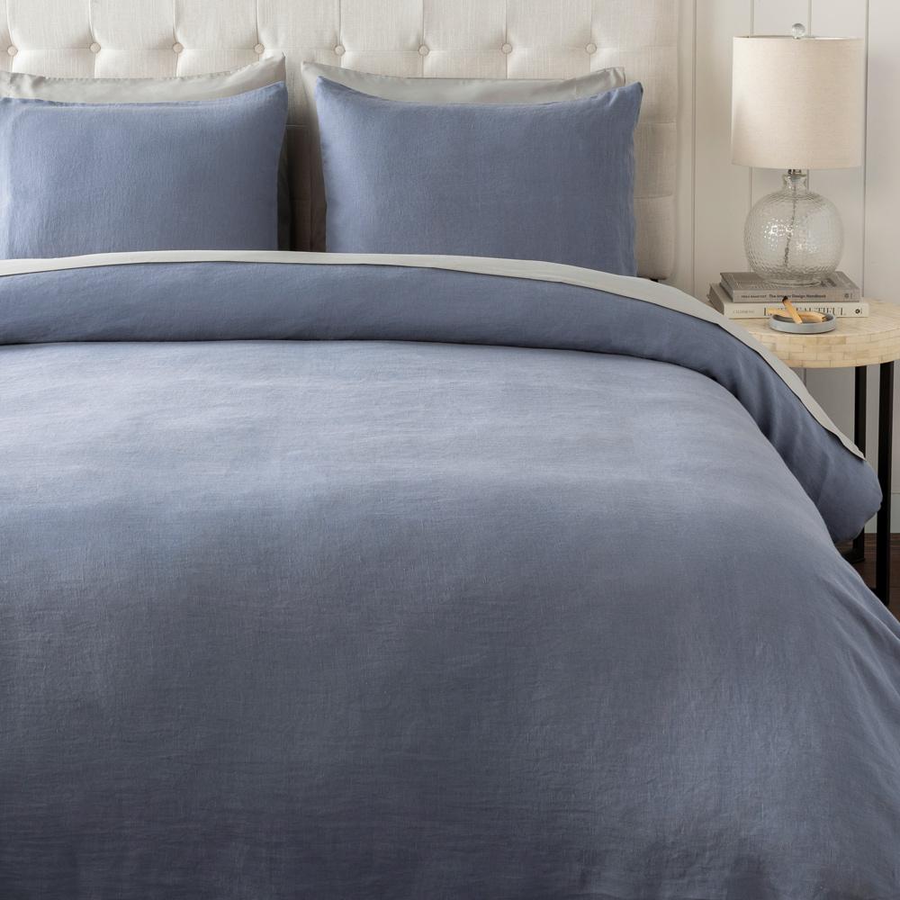 Livabliss - Dawson Duvet - Denim - DAW2004-KSET_CLOSEOUT veiw 1
