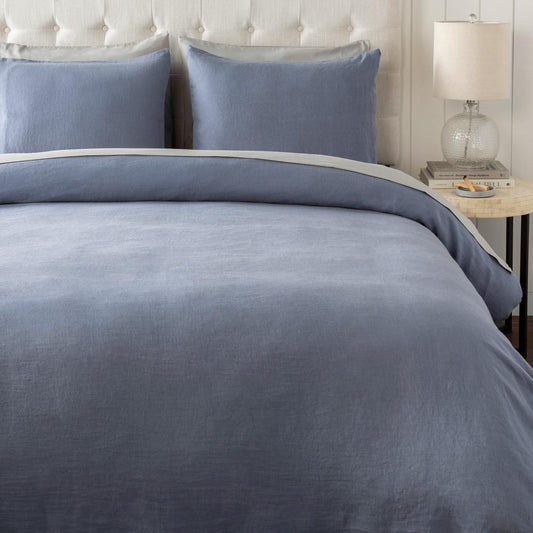 Livabliss - Dawson Duvet - Denim - DAW2004-KSET_CLOSEOUT veiw 1