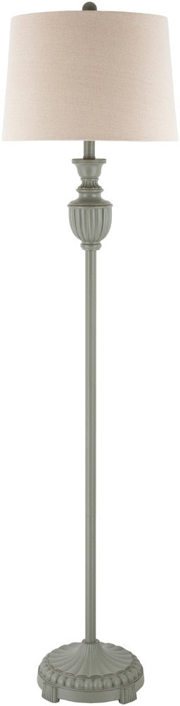 Livabliss - Elgood Accent Floor Lamp - Gray - Black - ELG-002 veiw 1