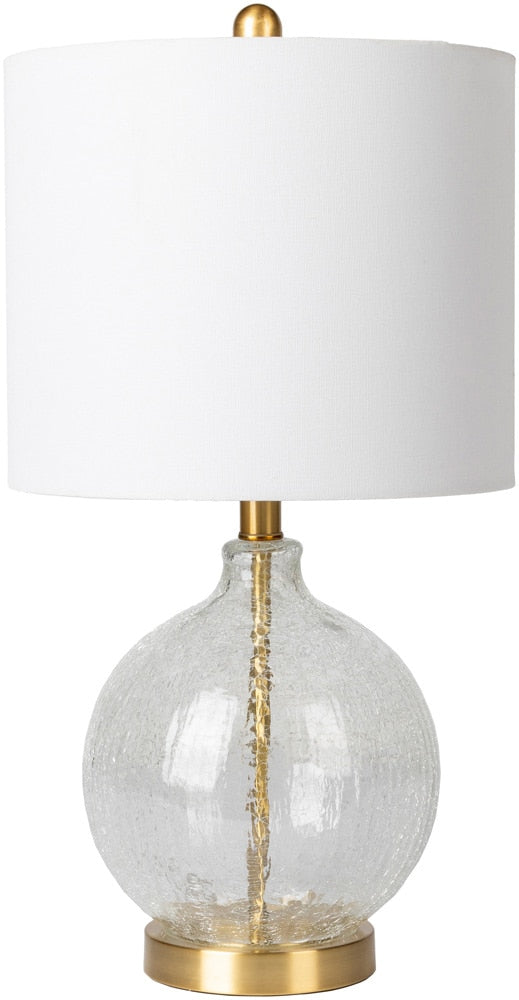 Livabliss - Enid Accent Table Lamp - Clear - Gold - END-001 veiw 1